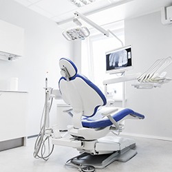 a high-tech dental office