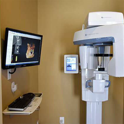 Advanced dental scanning technology in Louisville dental office